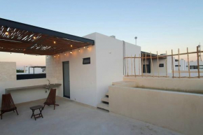 Private roof top pool. Great house for families.